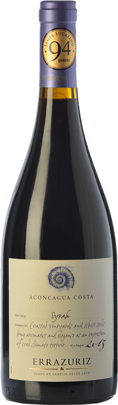 Spedizione Gratuita | Vino Rosso Viña Errazuriz Aconcagua Costa Crianza — Invecchiato in Botte I.G. Valle del Aconcagua Valle dell'Aconcagua Chile Syrah 75 cl