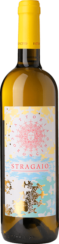 Spedizione Gratuita | Vino bianco Fattoria Coroncino Stragaio D.O.C. Verdicchio dei Castelli di Jesi Marche Italia Verdicchio 75 cl