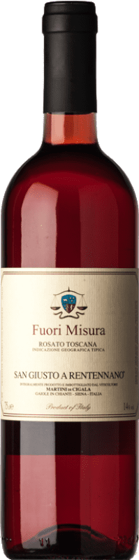 14,95 € | Vinho rosé San Giusto a Rentennano Rosato Fuori Misura I.G.T. Toscana Tuscany Itália Merlot, Sangiovese, Canaiolo 75 cl