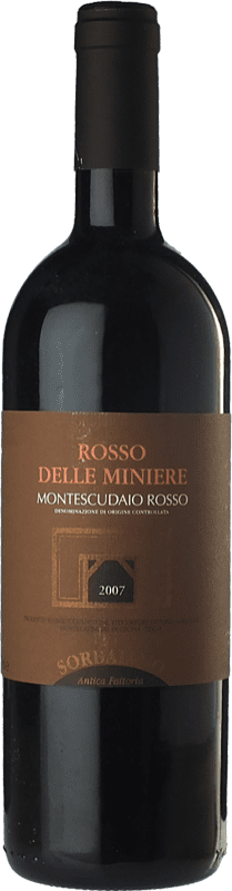 28,95 € Kostenloser Versand | Rotwein Sorbaiano Rosso delle Miniere D.O.C. Montescudaio