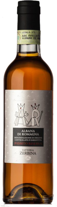 Envío gratis | Vino Dulce Zerbina Passito AR Reserva D.O.C. Romagna Albana Spumante Emilia-Romagna Italia Albana Media Botella 37 cl