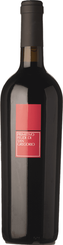 12,95 € Spedizione Gratuita | Vino rosso Feudi di San Gregorio D.O.C. Primitivo di Manduria