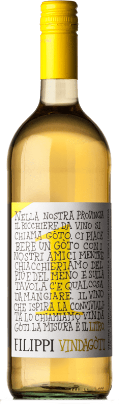 Envoi gratuit | Vin blanc Filippi Vindagoti I.G.T. Veronese Vénétie Italie Garganega 1 L