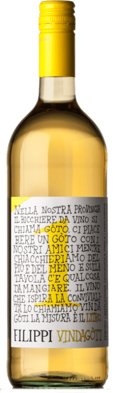 Spedizione Gratuita | Vino bianco Filippi Vindagoti I.G.T. Veronese Veneto Italia Garganega Biologico 1 L
