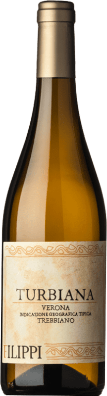 Spedizione Gratuita | Vino bianco Filippi Turbiana I.G.T. Veronese Veneto Italia Trebbiano di Lugana Biologico 75 cl