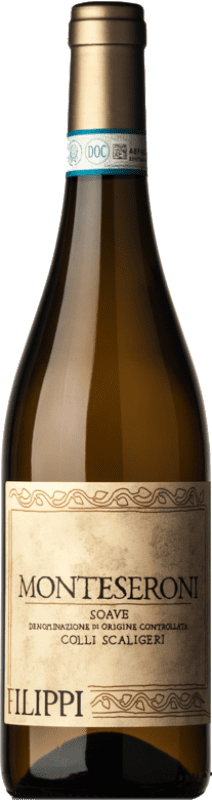 Spedizione Gratuita | Vino bianco Filippi Colli Scaligeri Monteseroni D.O.C. Soave Veneto Italia Garganega Biologico 75 cl