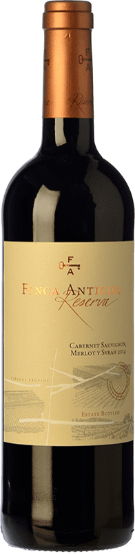 14,95 € Free Shipping | Red wine Finca Antigua Reserva D.O. La Mancha Castilla la Mancha Spain Merlot, Syrah, Cabernet Sauvignon Bottle 75 cl