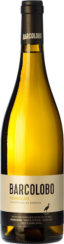 Envoi gratuit | Vin blanc Finca la Rinconada Barcolobo Fermentado en Barrica Crianza I.G.P. Vino de la Tierra de Castilla y León Castille et Leon Espagne Verdejo 75 cl