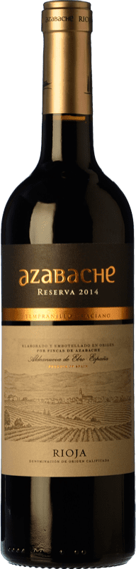 10,95 € | Red wine Fincas de Azabache Reserve D.O.Ca. Rioja The Rioja Spain Tempranillo, Graciano 75 cl