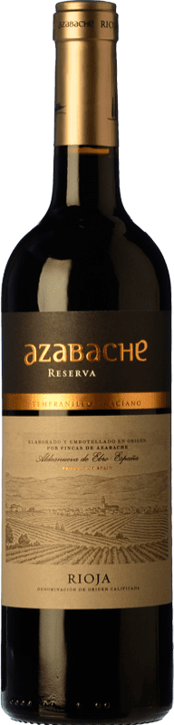 8,95 € | Rotwein Fincas de Azabache Reserve — Gereift D.O.Ca. Rioja La Rioja Spanien Tempranillo, Graciano 75 cl