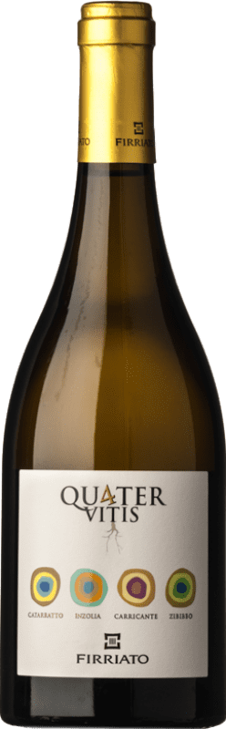 19,95 € | Vin blanc Firriato Quater Vitis Bianco I.G.T. Terre Siciliane Sicile Italie Muscat, Carricante, Catarratto, Grillo 75 cl