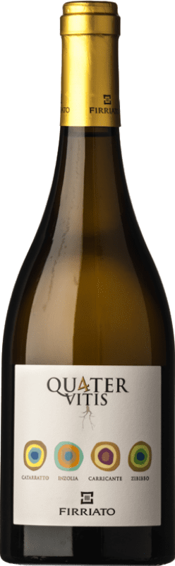 Envoi gratuit | Vin blanc Firriato Quater Vitis Bianco I.G.T. Terre Siciliane Sicile Italie Muscat d'Alexandrie, Carricante, Catarratto, Grillo 75 cl