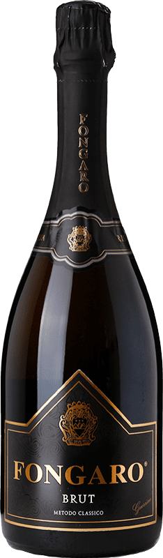 Envoi gratuit | Blanc mousseux Fongaro Etichetta Nera Brut Réserve D.O.C. Monti Lessini Vénétie Italie Durella 75 cl