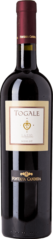 Free Shipping | Red wine Fontana Candida Togale I.G.T. Lazio Lazio Italy Merlot 75 cl