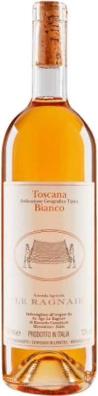 Free Shipping | White wine Le Ragnaie Bianco I.G.T. Toscana Tuscany Italy Malvasía, Trebbiano Organic 75 cl