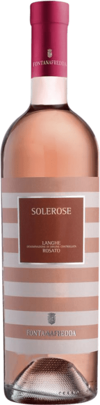 送料無料 | ロゼワイン Fontanafredda Rosato Solerose D.O.C. Langhe ピエモンテ イタリア Bacca Red 75 cl