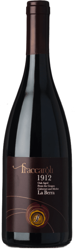 Бесплатная доставка | Красное вино Fraccaroli La Berra Rosso I.G.T. Lombardia Ломбардии Италия Merlot, Cabernet Sauvignon 75 cl