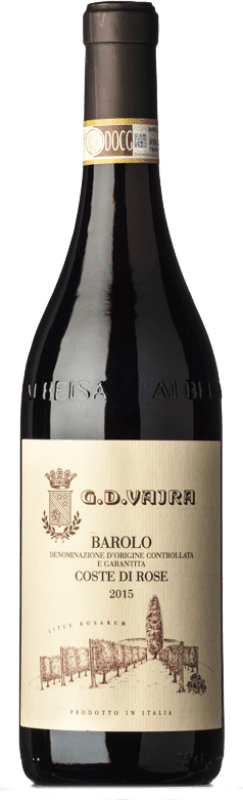 84,95 € | Красное вино G.D. Vajra Coste di Rose D.O.C.G. Barolo Пьемонте Италия Nebbiolo 75 cl