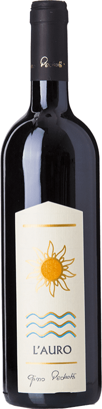 Free Shipping | Red wine Gino Pedrotti L'Auro I.G.T. Vigneti delle Dolomiti Trentino-Alto Adige Italy Merlot, Cabernet Franc 75 cl