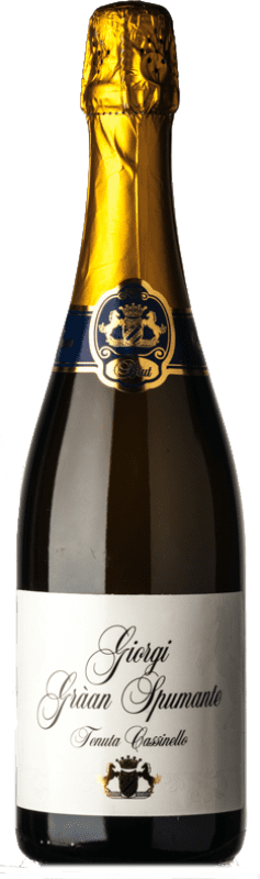 16,95 € | White Sparkling Wine Giorgi Tenuta Cassinello Gràan Brut Classic I.G.T. Lombardia Lombardia Italy Pinot Noir 75 cl