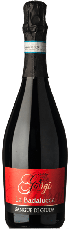 Spedizione Gratuita | Vino dolce Giorgi Sangue di Giuda La Badalucca D.O.C. Oltrepò Pavese lombardia Italia Barbera, Croatina, Vespolina, Rara, Ughetta 75 cl