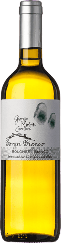 13,95 € Free Shipping | White wine Giorgio Meletti Cavallari Bianco D.O.C. Bolgheri Tuscany Italy Viognier, Vermentino Bottle 75 cl