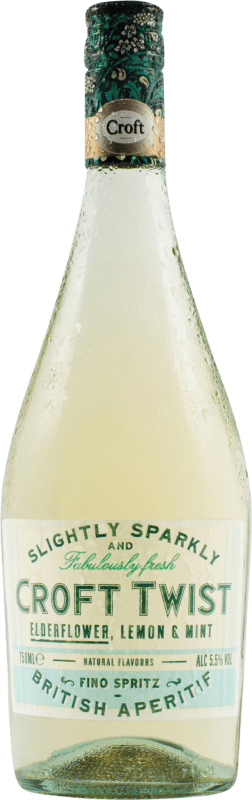 10,95 € Envío gratis | Licores González Byass Croft Twist Elderflower — Flor de Saúco, Lemon — Limón, Mint — Menta