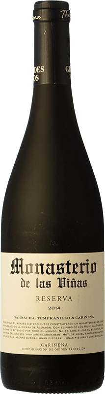 7,95 € | Red wine Grandes Vinos Monasterio de las Viñas Reserva D.O. Cariñena Spain Tempranillo, Grenache, Carignan Bottle 75 cl