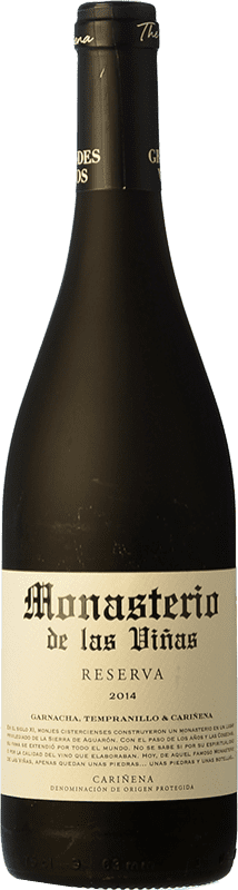 8,95 € | Red wine Grandes Vinos Monasterio de las Viñas Reserve D.O. Cariñena Spain Tempranillo, Grenache, Carignan Bottle 75 cl