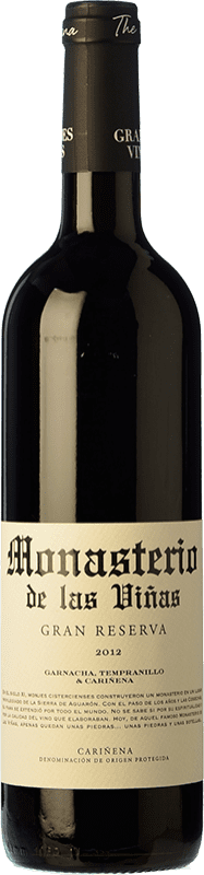9,95 € | Red wine Grandes Vinos Monasterio de las Viñas Gran Reserva D.O. Cariñena Spain Tempranillo, Grenache, Carignan Bottle 75 cl