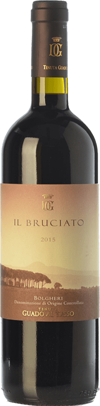 24,95 € | Красное вино Guado al Tasso Il Bruciato D.O.C. Bolgheri Тоскана Италия Merlot, Syrah, Cabernet Sauvignon бутылка Магнум 1,5 L