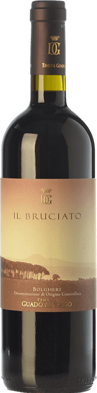 24,95 € | Red wine Guado al Tasso Il Bruciato D.O.C. Bolgheri Tuscany Italy Merlot, Syrah, Cabernet Sauvignon Magnum Bottle 1,5 L