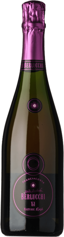 免费送货 | 桃红起泡酒 Berlucchi 61 Brut Nature — 天然干型起泡酒 Rosé — 桃红葡萄酒 D.O.C.G. Franciacorta 伦巴第 意大利 Pinot Noir — 黑皮诺 75 cl