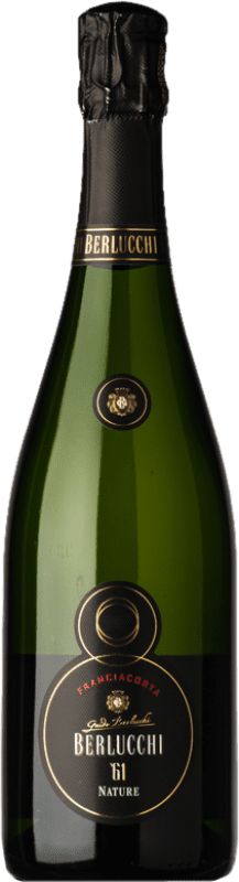 送料無料 | 白スパークリングワイン Berlucchi 61 ブルットの自然 D.O.C.G. Franciacorta ロンバルディア イタリア Pinot Black, Chardonnay 75 cl