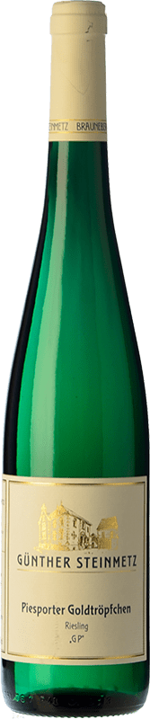 Spedizione Gratuita | Vino Bianco Günther Steinmetz Piesporter Goldtröpfchen GP Crianza — Invecchiato in Botte Q.b.A. Mosel Germania Riesling 75 cl