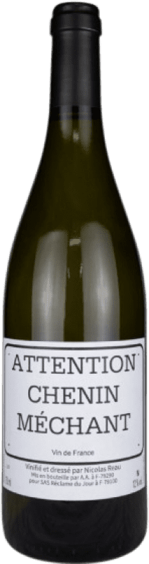 Бесплатная доставка | Белое вино Nicolas Réau Attention Chenin Méchant A.O.C. Anjou Луара Франция Chenin White 75 cl