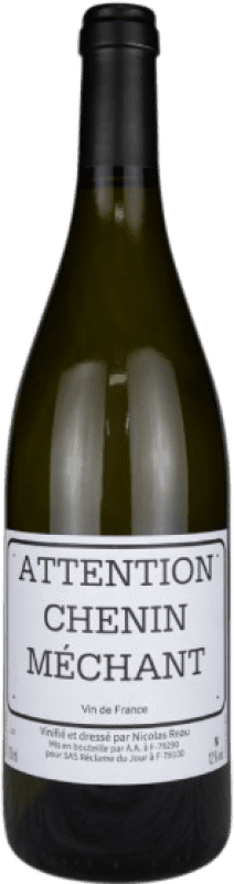 Envio grátis | Vinho branco Nicolas Réau Attention Chenin Méchant A.O.C. Anjou Loire França Chenin Branco 75 cl