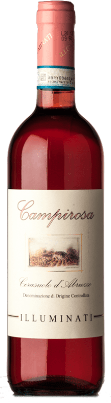 免费送货 | 玫瑰酒 Illuminati Campirosa 年轻的 D.O.C. Cerasuolo d'Abruzzo 阿布鲁佐 意大利 Montepulciano 75 cl