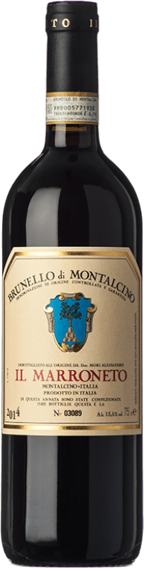 Бесплатная доставка | Красное вино Il Marroneto D.O.C.G. Brunello di Montalcino Тоскана Италия Sangiovese — Санджовезе 75 cl