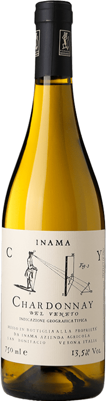 Бесплатная доставка | Белое вино Inama I.G.T. Veneto Венето Италия Chardonnay 75 cl