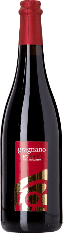 Free Shipping | Red sparkling Iovine 1890 Gragnano Frizzante I.G.T. Campania Campania Italy Aglianico, Piedirosso, Sciacarello 75 cl