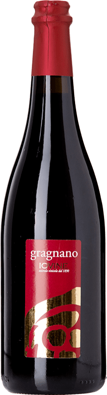 Free Shipping | Red Sparkling Wine Iovine 1890 Gragnano Frizzante — Semi-Sparkling I.G.T. Campania Campania Italy Aglianico, Piedirosso, Sciacarello 75 cl