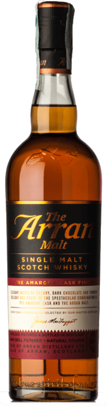 53,95 € | Whisky Single Malt Isle Of Arran Scotch Whisky Amarone Finish Îles Royaume-Uni 70 cl