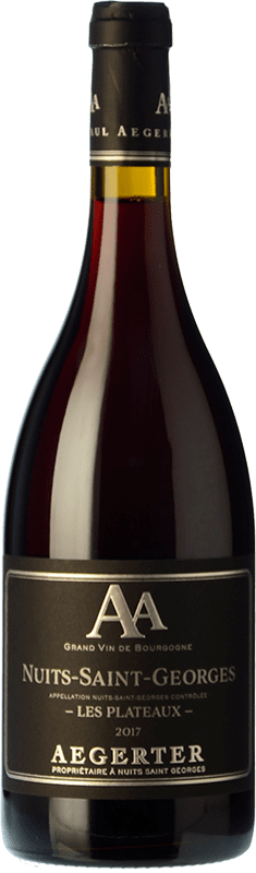 Free Shipping | Red wine Jean-Luc & Paul Aegerter Les Plateaux Oak A.O.C. Nuits-Saint-Georges Burgundy France Pinot Black 75 cl