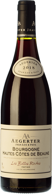 Free Shipping | Red wine Jean-Luc & Paul Aegerter Belles Roches Young A.O.C. Côte de Beaune Burgundy France Pinot Black 75 cl