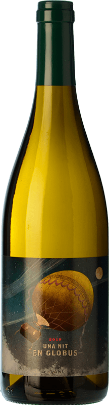 12,95 € Free Shipping | White wine Josep Grau Una Nit en Globus Blanc Crianza D.O. Montsant Catalonia Spain Grenache White, Chardonnay Bottle 75 cl