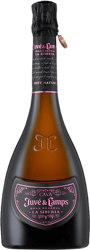 119,95 € | Rosé Sparkling Wine Juvé y Camps La Siberia Brut Nature Grand Reserve D.O. Cava Spain Pinot Black 75 cl