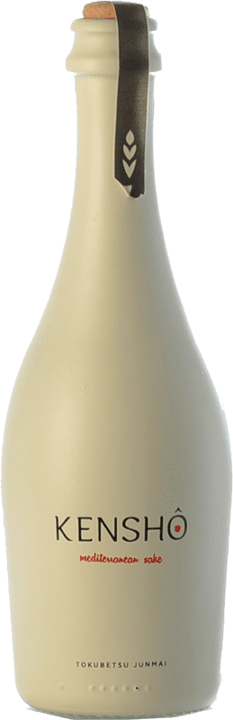 15,95 € Kostenloser Versand | Sake Kenshô Mediterranean Tokubetsu Junmai D.O. Catalunya Halbe Flasche 37 cl