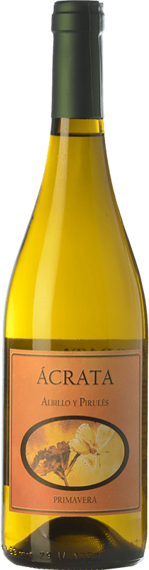 Envio grátis | Vinho branco Kirios de Adrada Ácrata Albillo y Pirulés Primavera Crianza Espanha Albillo 75 cl