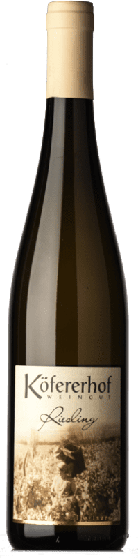 Free Shipping | White wine Köfererhof D.O.C. Alto Adige Trentino-Alto Adige Italy Riesling 75 cl